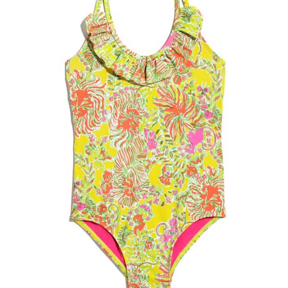 NWOT Floral Patterned Lily Pulitzer Swimsuit